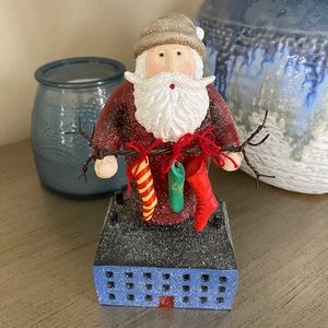 🎶LET IT SNOW🎶 MUSICAL SANTA FIGURINE